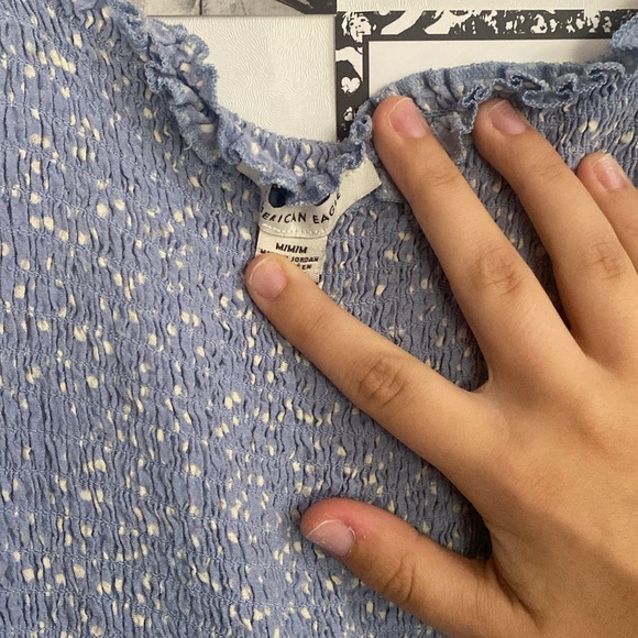 American Eagle polka dot top, size medium - Picture 2 of 2
